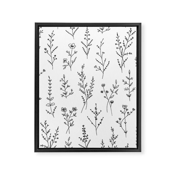New Wildflowers Framed Canvas Print Gallery Image 1