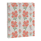 Preppy Grandmillennial Cute Red Flowers Canvas Print Gallery Image 8