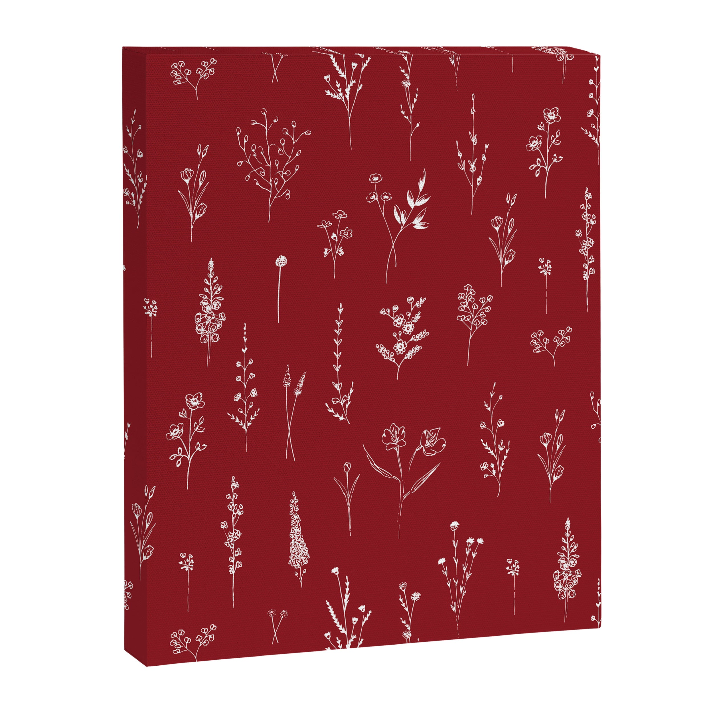 Red Wildflowers Canvas Print Gallery Image 8