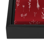 Red Wildflowers Framed Canvas Print Gallery Image 3