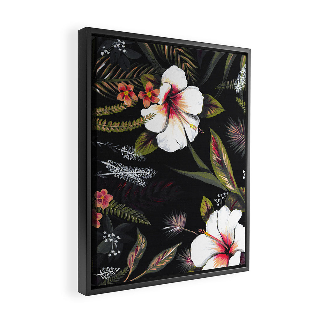 Tropical Night Framed Canvas Print Gallery Image 2