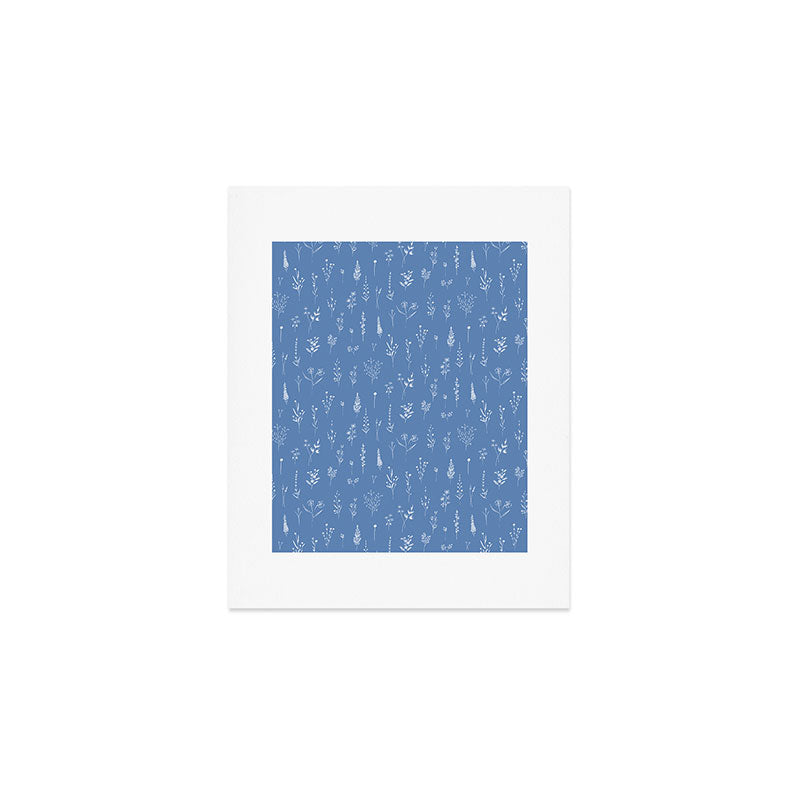 Wildflowers blue Art Print Gallery Image 1