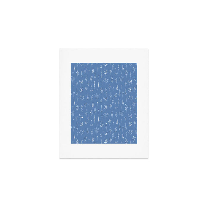Wildflowers blue Art Print Gallery Image 1