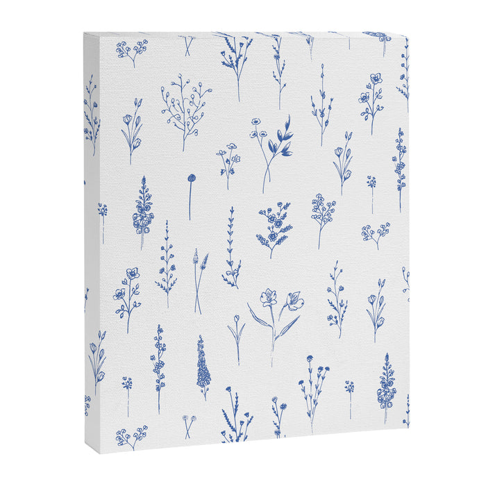 Wildflowers in blue Canvas Print Gallery Image 1
