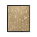 Wildflowers kraft Framed Canvas Print Gallery Image 6