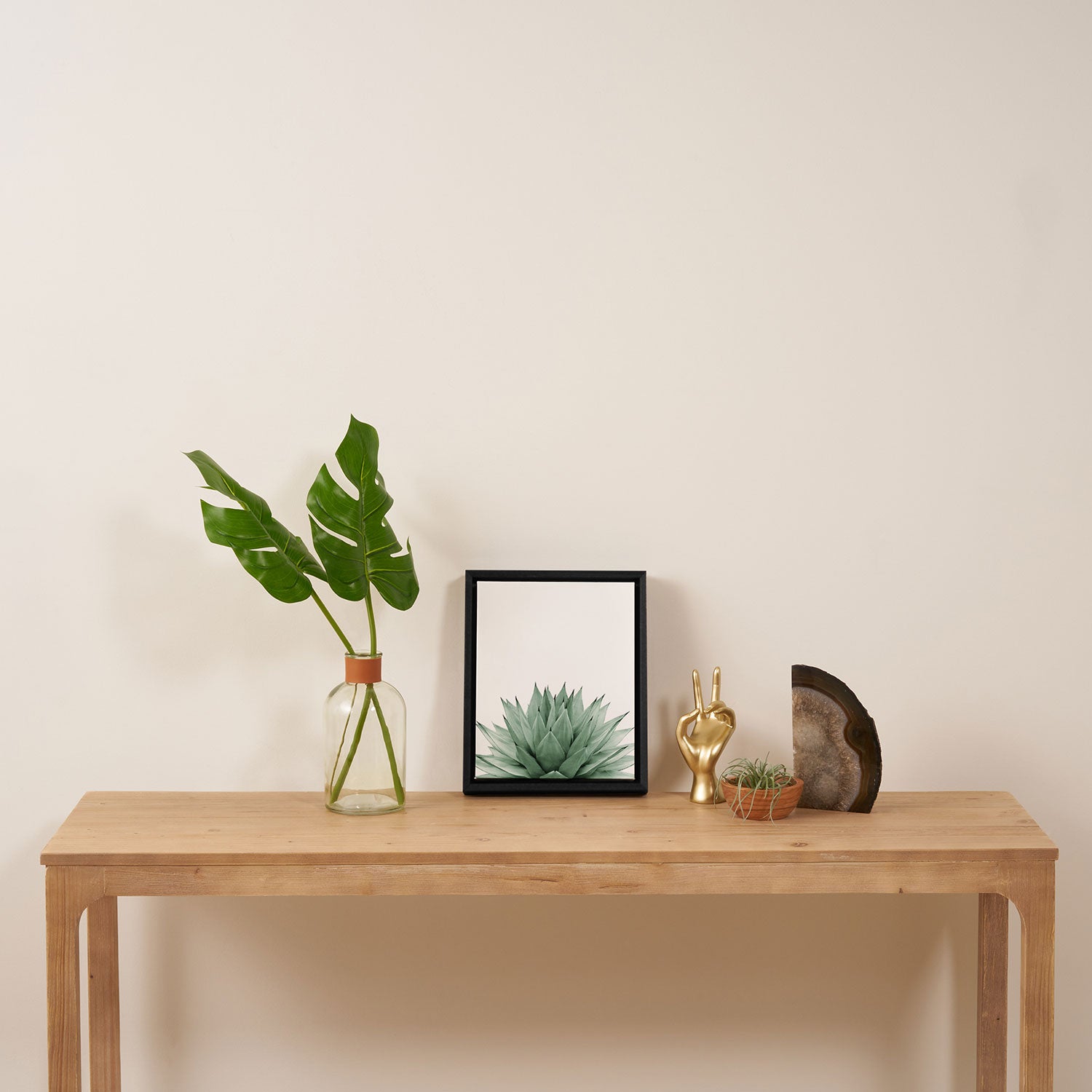 Agave Green Summer Vibes #1 #tropical #decor #art #society6 Framed Canvas Print Gallery Image 4