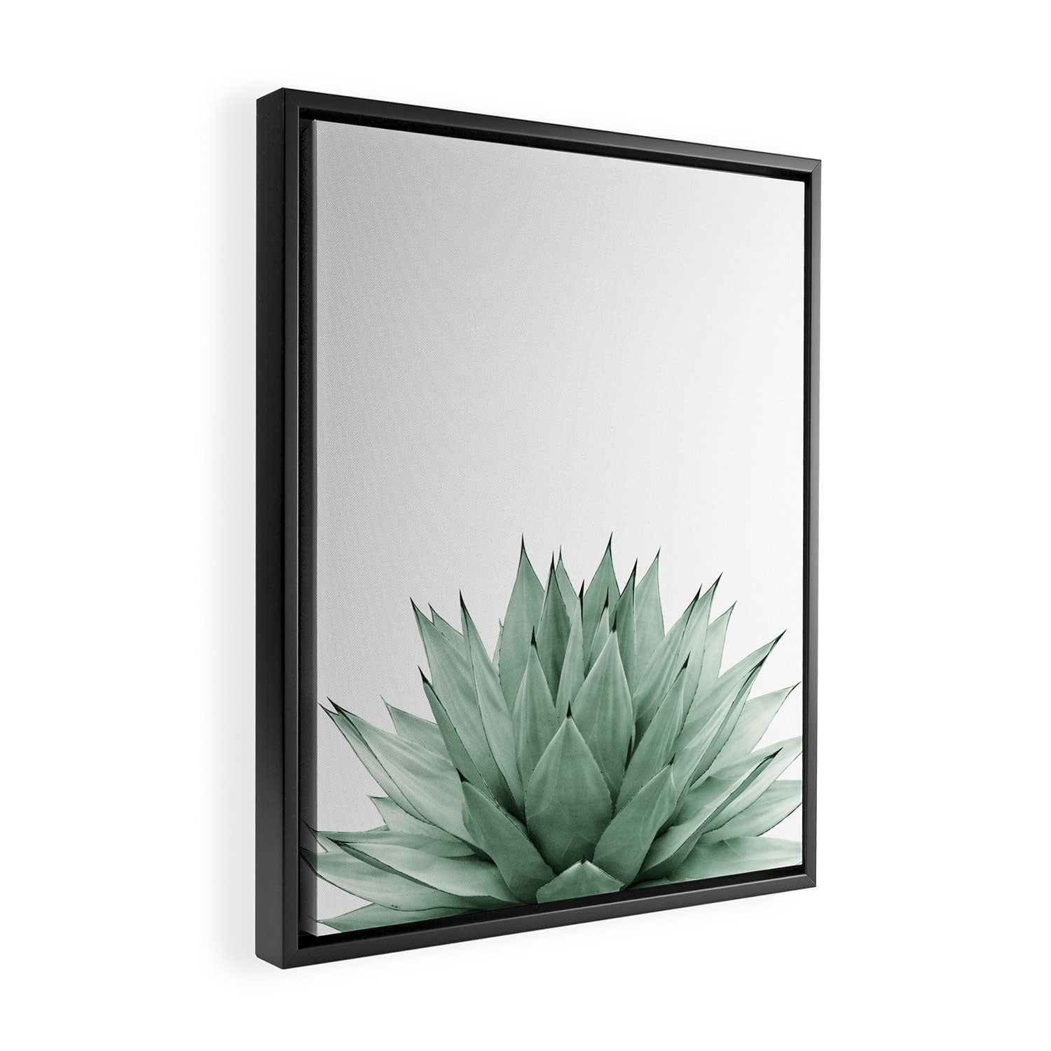 Agave Green Summer Vibes #1 #tropical #decor #art #society6 Framed Canvas Print Gallery Image 2