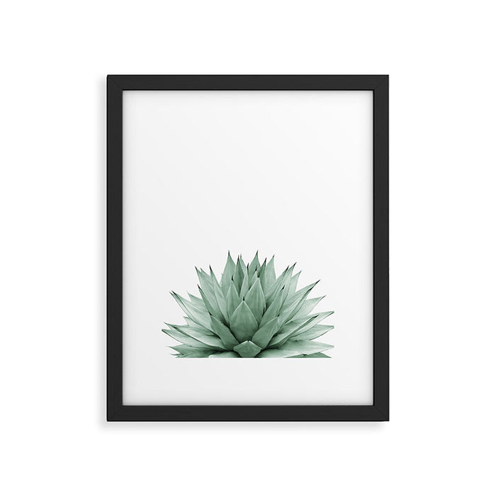 Agave Green Summer Vibes #1 #tropical #decor #art #society6 Framed Art Print Gallery Image 1