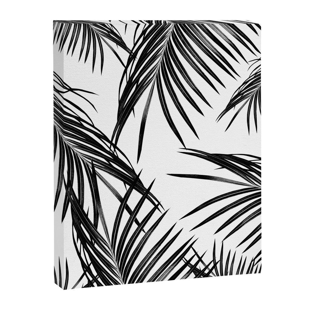 Black Palm Leaves Dream #1 #tropical #decor #art #society6 Canvas Print Gallery Image 8