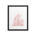 Blush Pink Palm Leaves Dream - Cali Summer Vibes #1 #tropical #decor #art #society6 Framed Art Print Gallery Image 6