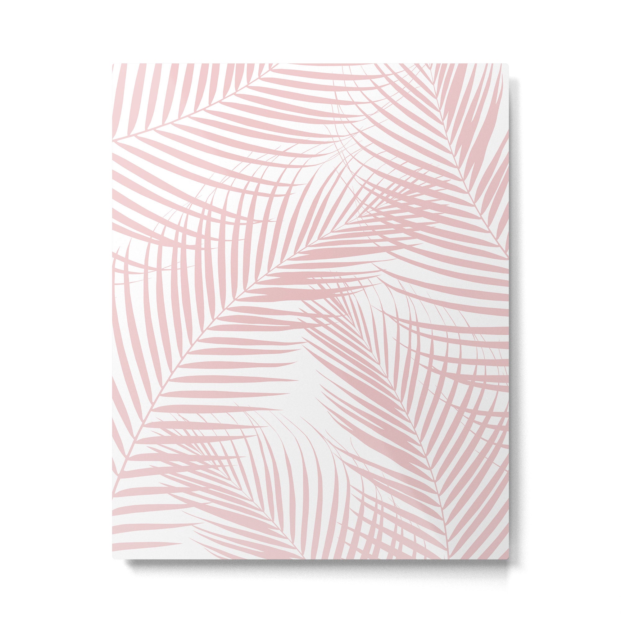 Blush Pink Palm Leaves Dream - Cali Summer Vibes #2 #tropical #decor #art #society6 Metal Print Gallery Image 4