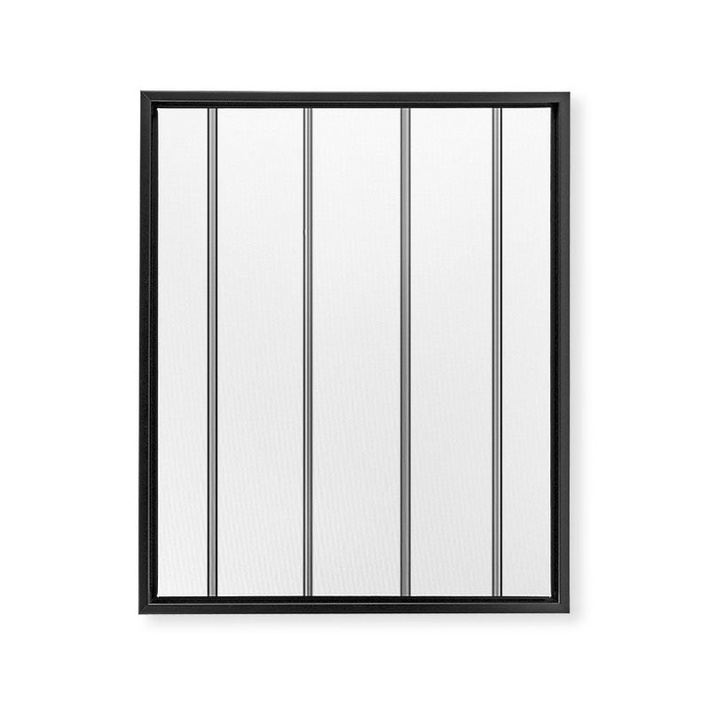 Minimal Black White Stripe Glam #2 #lines #decor #art #society6 Framed Canvas Print Gallery Image 6
