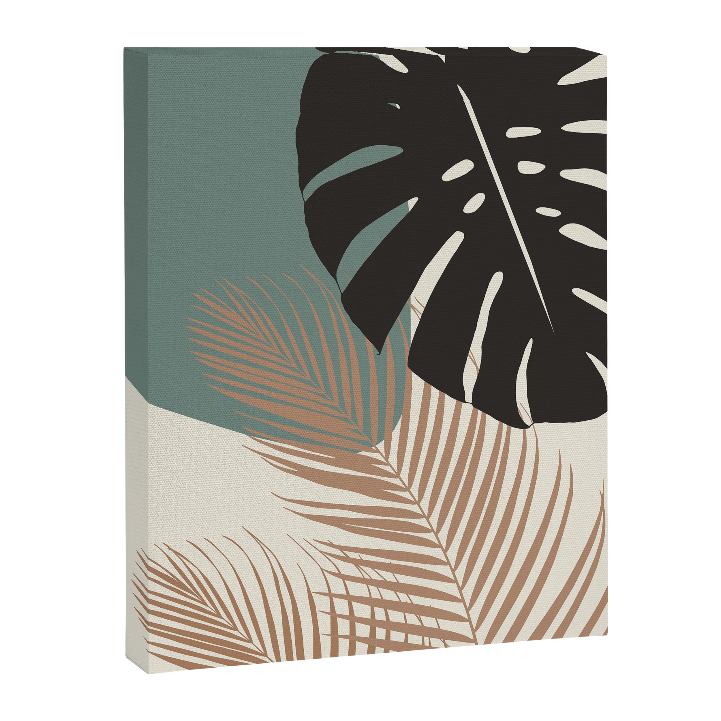 Minimal Monstera Palm Finesse #1 #tropical #decor #art #society6 Canvas Print Gallery Image 8