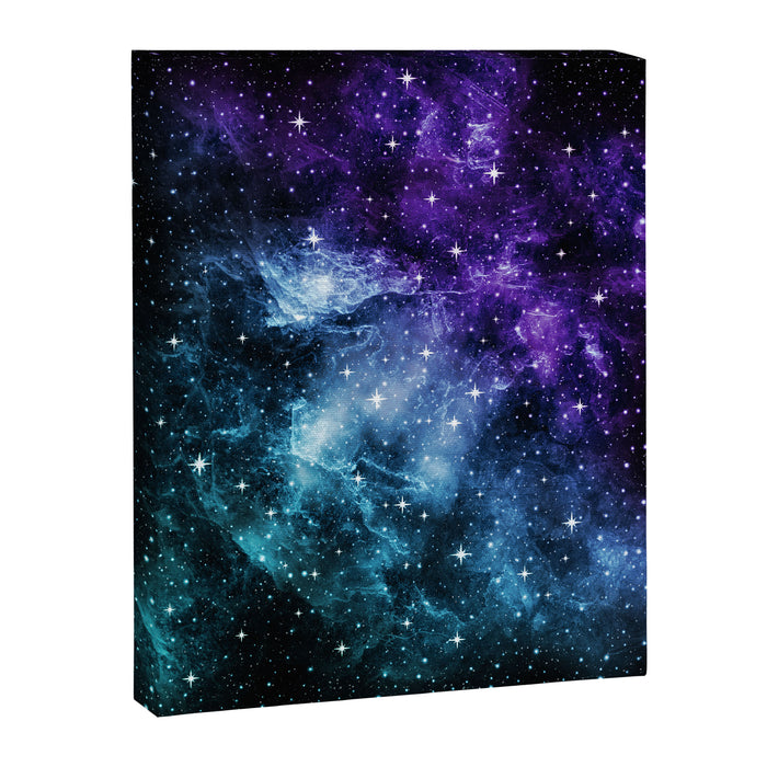 Purple Teal Galaxy Nebula Dream #1 #decor #art #society6 Canvas Print Gallery Image 1