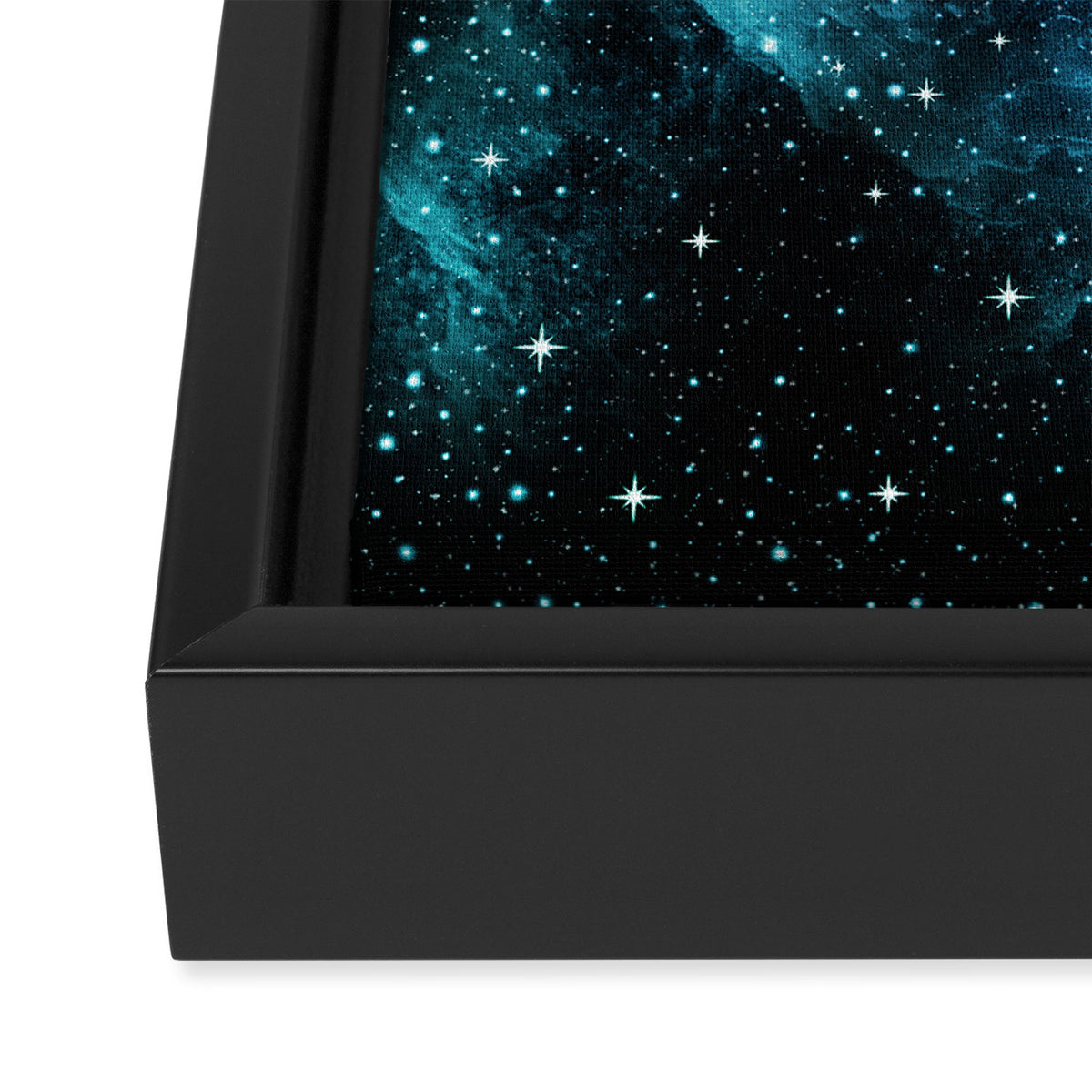 Purple Teal Galaxy Nebula Dream #1 #decor #art #society6 Framed Canvas Print Gallery Image 3