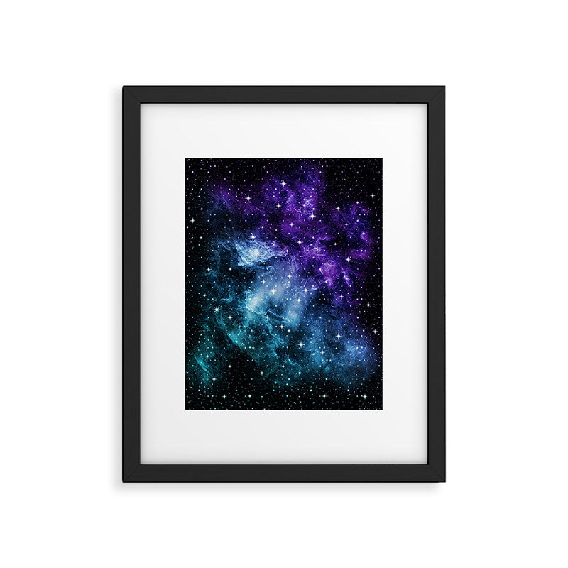 Purple Teal Galaxy Nebula Dream #1 #decor #art #society6 Framed Art Print Gallery Image 6