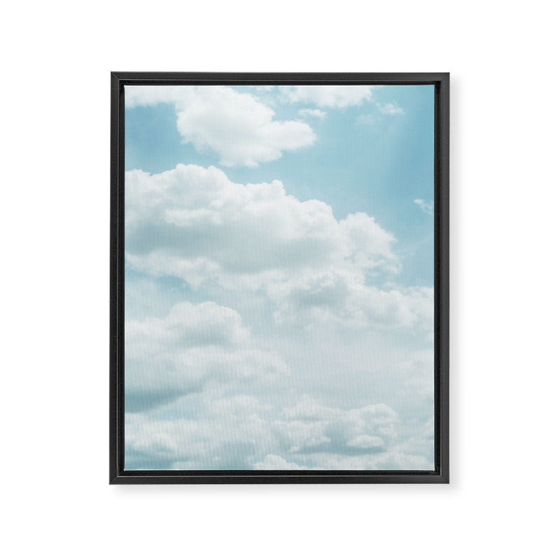 Soft Blue Clouds #2 #clouds #wall #art #society6 Framed Canvas Print Gallery Image 3
