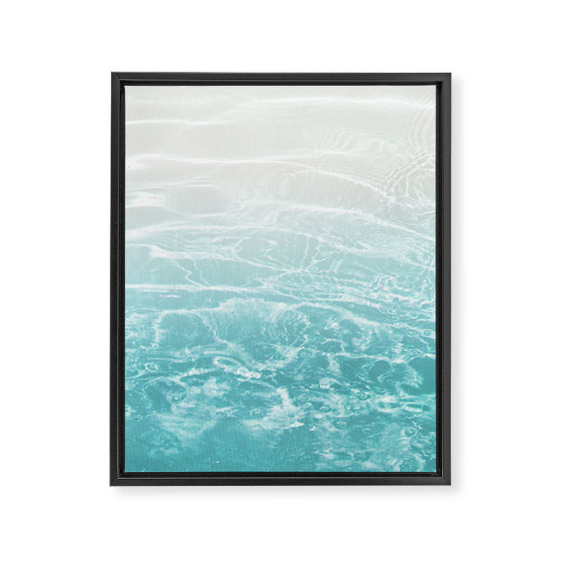 Soft Blue Gray Ocean Dream #1 #water #decor #art #society6 Framed Canvas Print Gallery Image 6