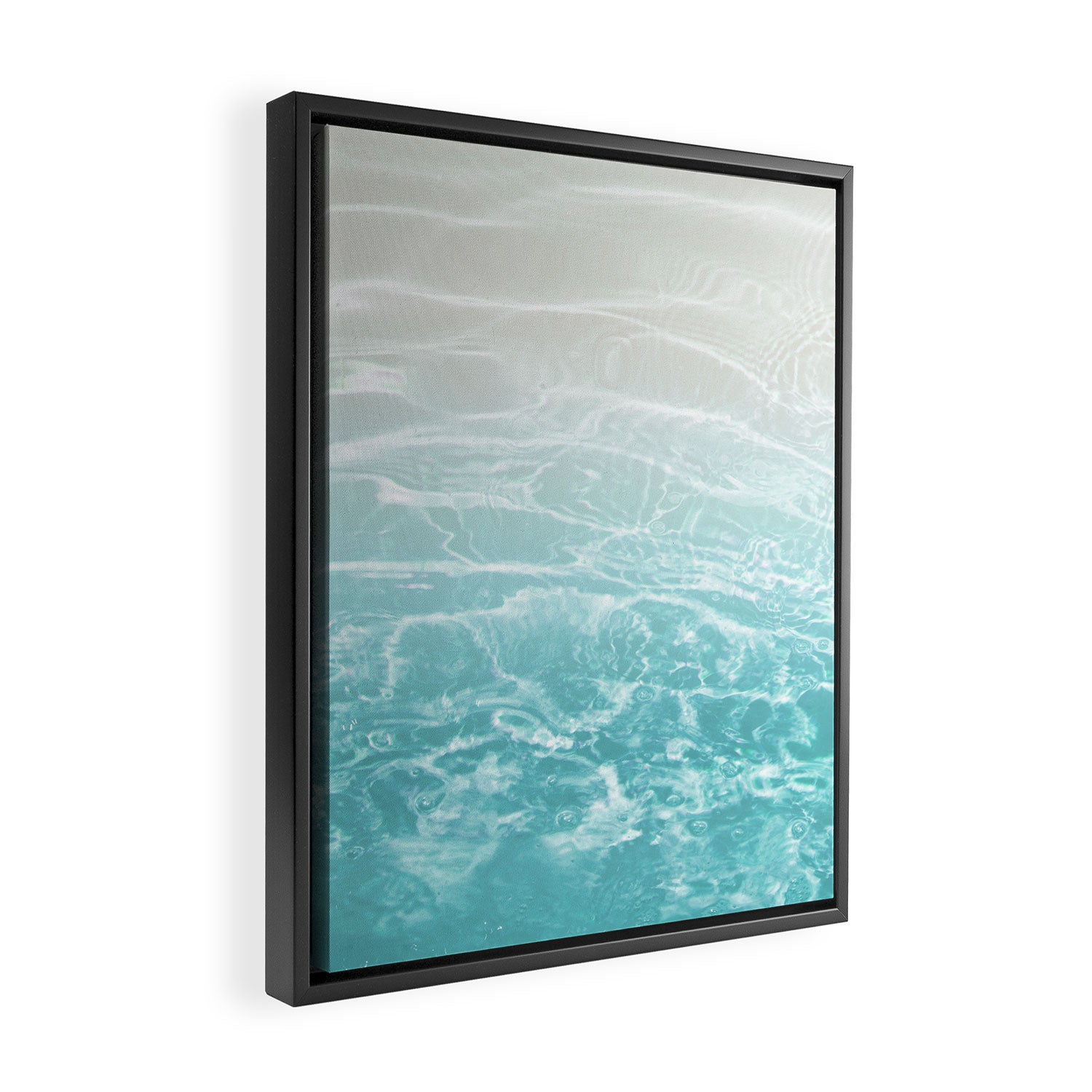 Soft Blue Gray Ocean Dream #1 #water #decor #art #society6 Framed Canvas Print Gallery Image 2