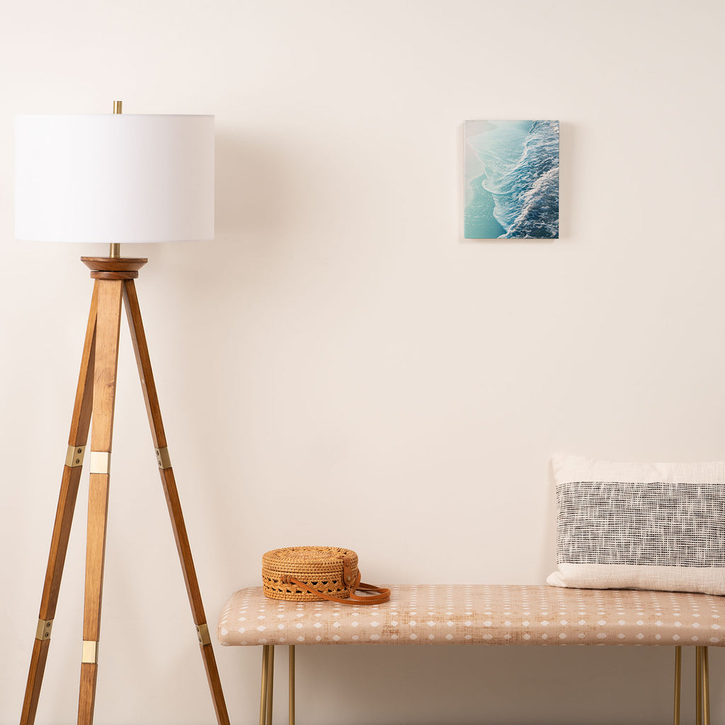 Soft Turquoise Ocean Dream Waves #1 #water #decor #art #society6 Canvas Print Gallery Image 2