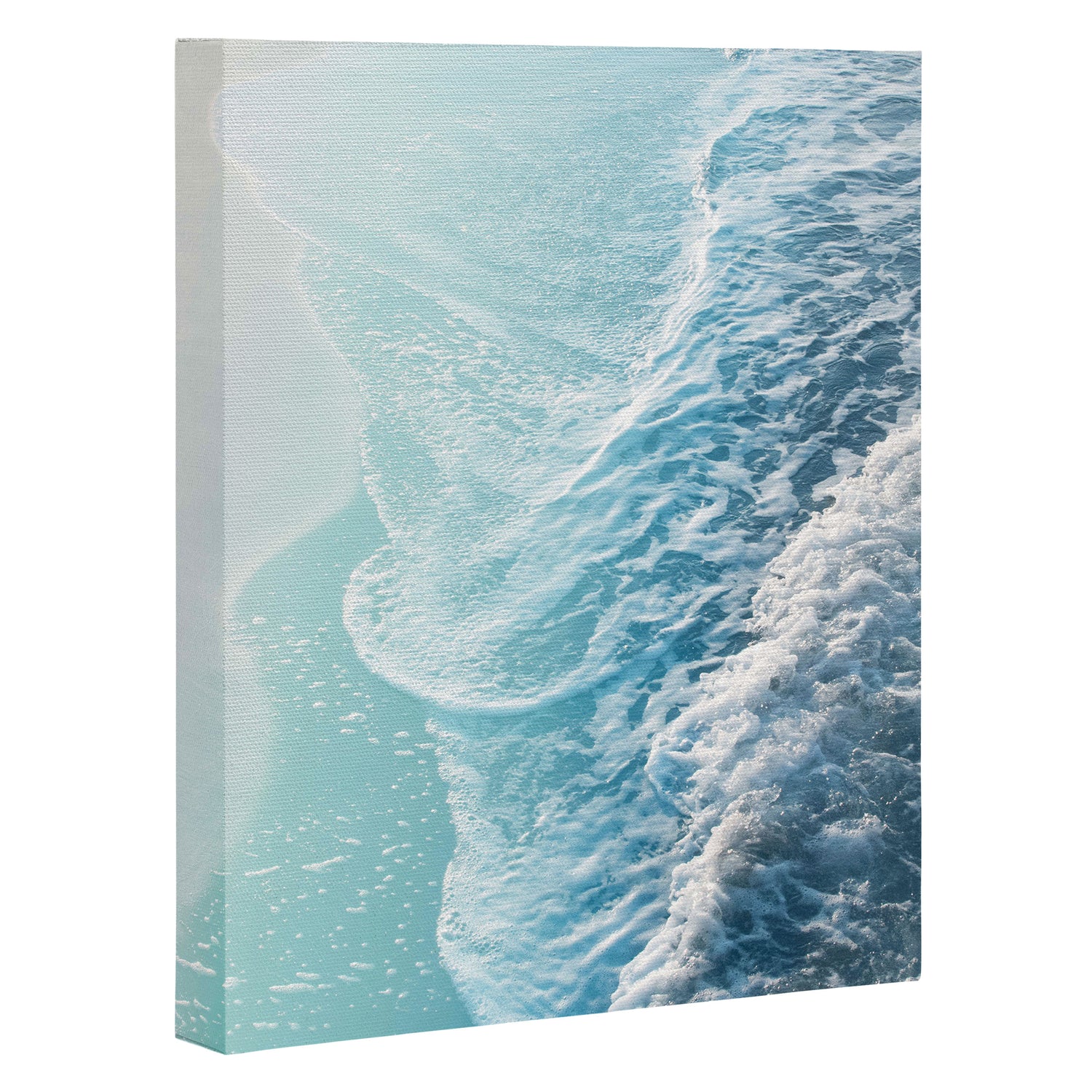 Soft Turquoise Ocean Dream Waves #1 #water #decor #art #society6 Canvas Print Gallery Image 3