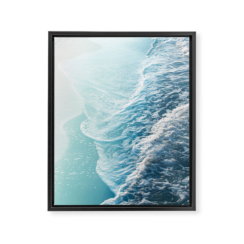 Soft Turquoise Ocean Dream Waves #1 #water #decor #art #society6 Framed Canvas Print Gallery Image 8