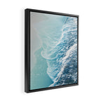 Soft Turquoise Ocean Dream Waves #1 #water #decor #art #society6 Framed Canvas Print Gallery Image 2