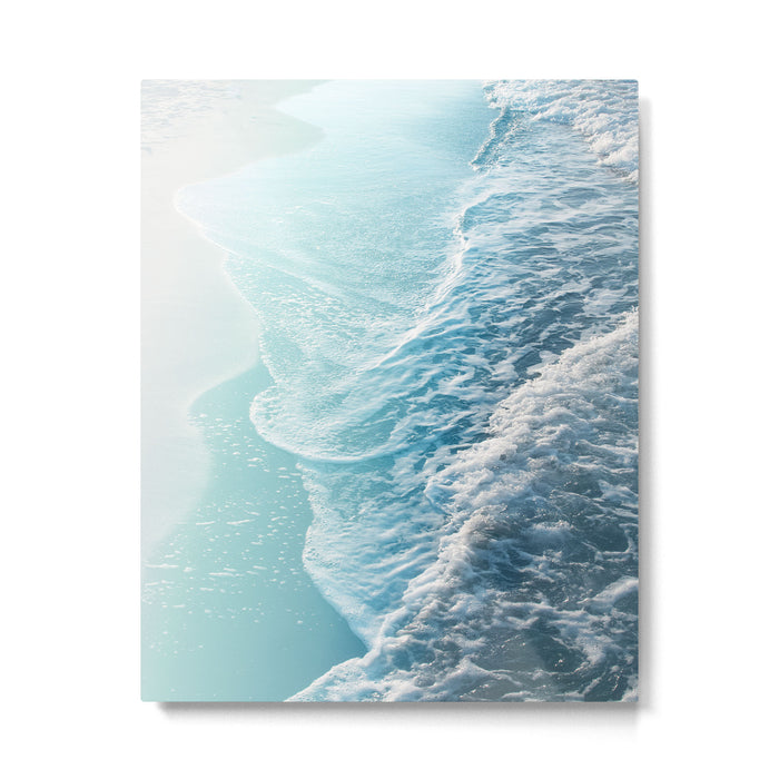 Soft Turquoise Ocean Dream Waves #1 #water #decor #art #society6 Metal Print Gallery Image 1