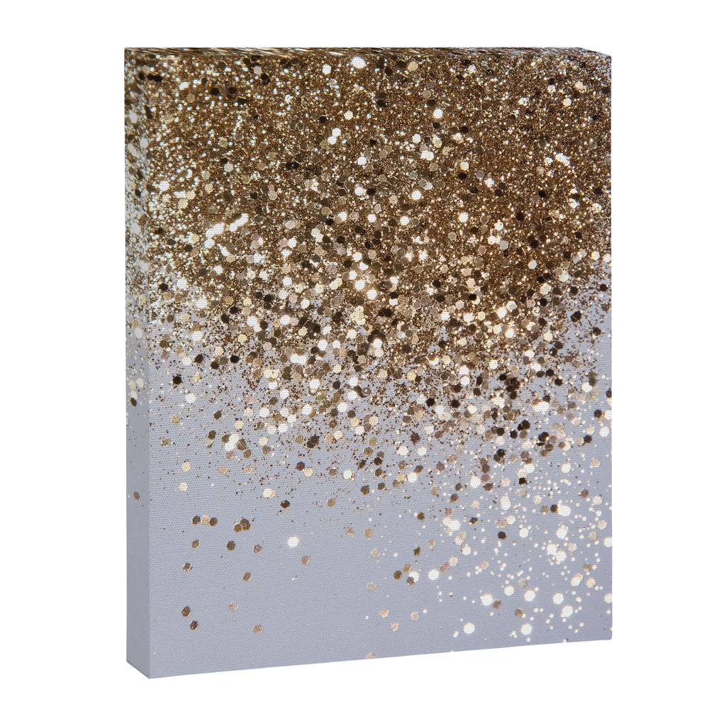 Sparkling Glam Gold Glitter Glam #1 (Faux Glitter) #shiny #decor #art #society6 Canvas Print Gallery Image 6