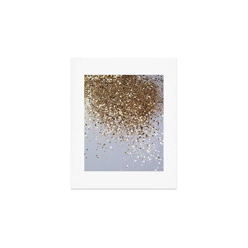 Sparkling Glam Gold Glitter Glam #1 (Faux Glitter) #shiny #decor #art #society6 Art Print Gallery Image 1