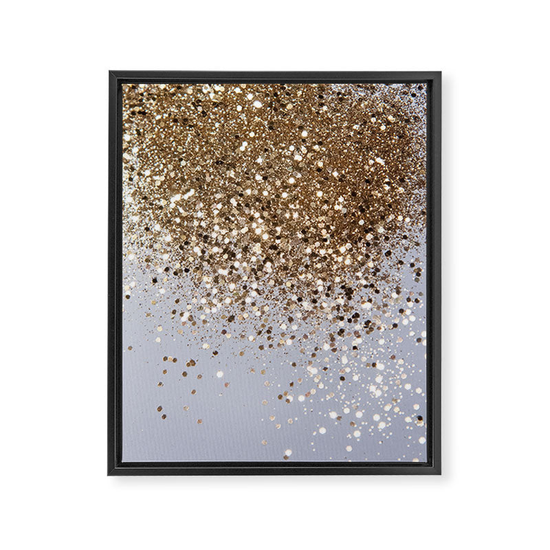 Sparkling Glam Gold Glitter Glam #1 (Faux Glitter) #shiny #decor #art #society6 Framed Canvas Print Gallery Image 6