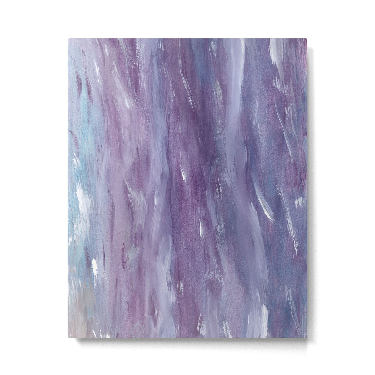 Touching Purple Blue Watercolor Abstract #1 #painting #decor #art #society6 Metal Print Gallery Image 6