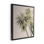 Tropical Palm Trees #1 #tropical #decor #art #society6 Framed Canvas Print Gallery Image 2
