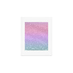 Unicorn Princess Glitter #1 (Faux Glitter) #pastel #decor #art #society6 Art Print Gallery Image 1
