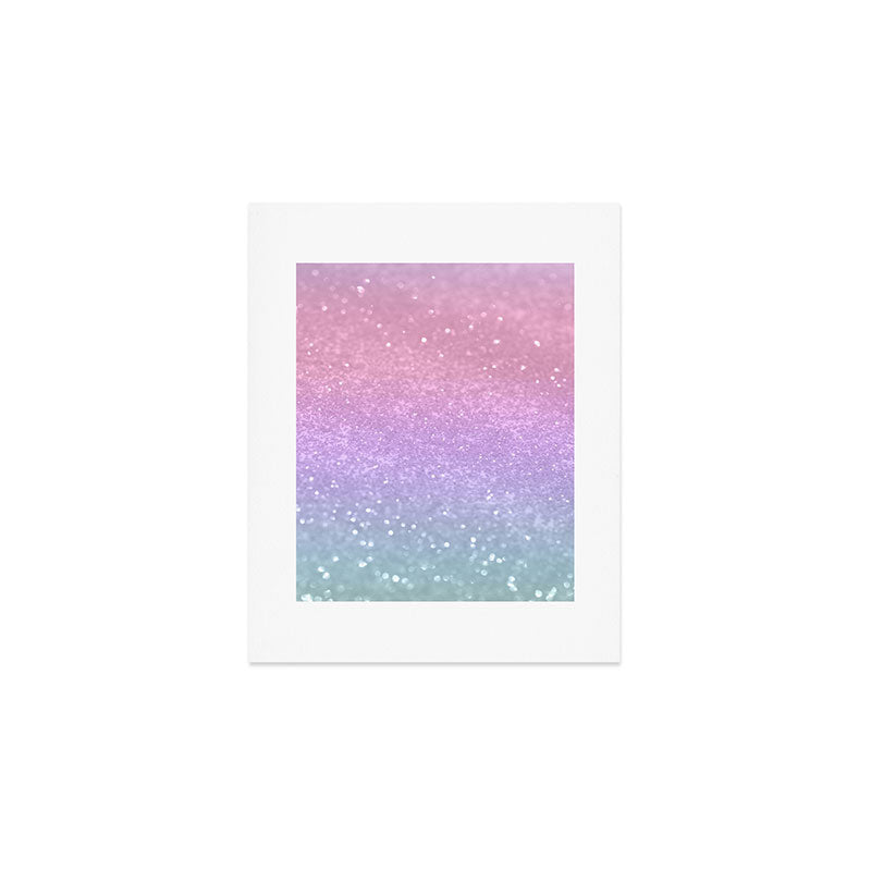 Unicorn Princess Glitter #1 (Faux Glitter) #pastel #decor #art #society6 Art Print Gallery Image 1