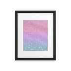 Unicorn Princess Glitter #1 (Faux Glitter) #pastel #decor #art #society6 Framed Art Print Gallery Image 6