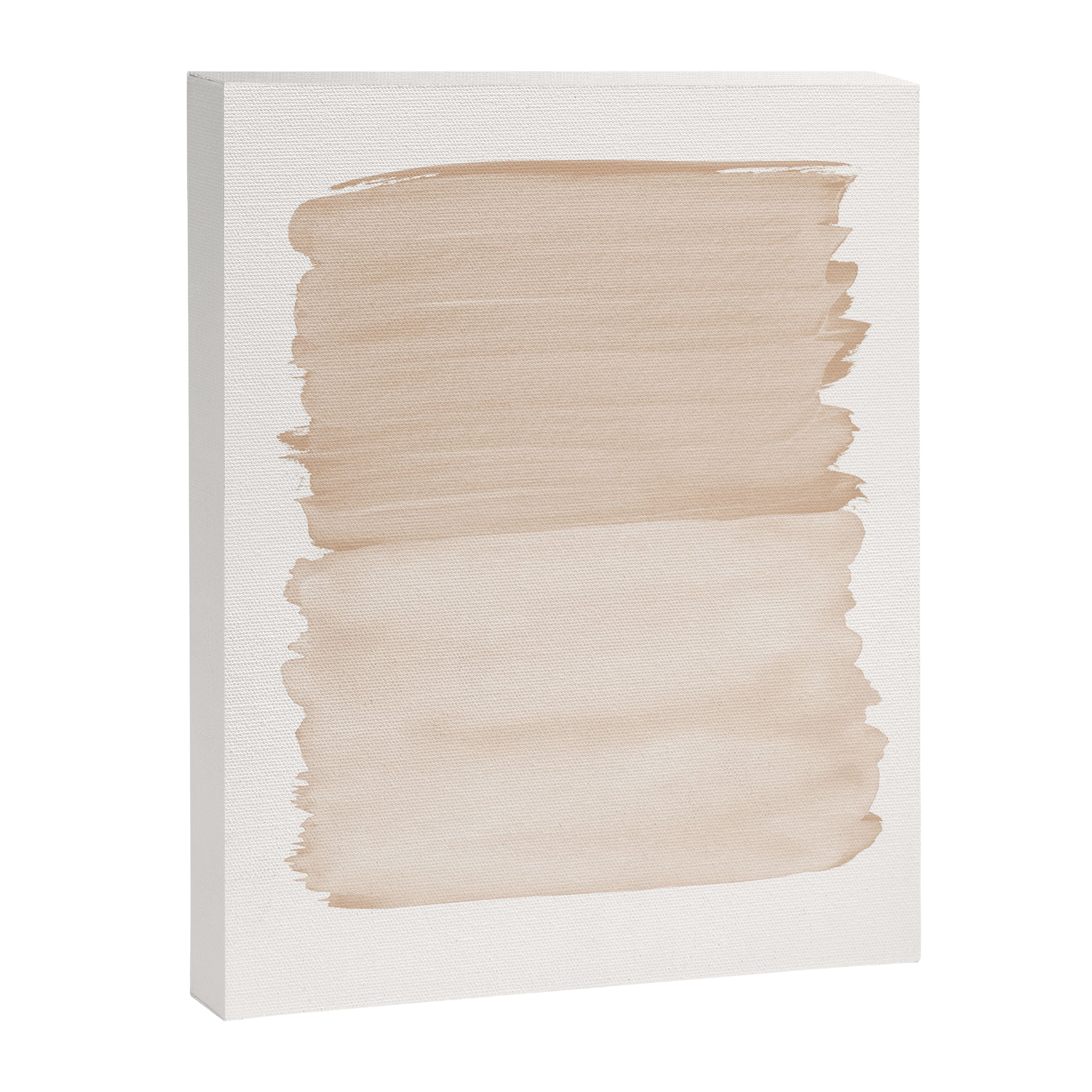 Warm Beige Abstract Minimalism #1 #minimal #ink #decor #art #society6 Canvas Print Gallery Image 6
