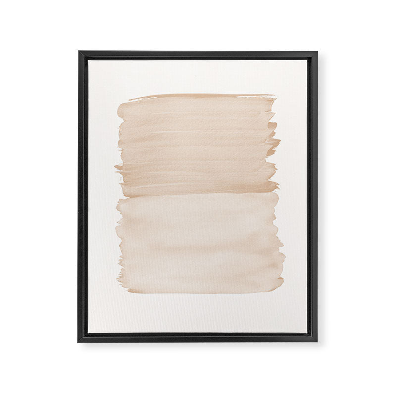 Warm Beige Abstract Minimalism #1 #minimal #ink #decor #art #society6 Framed Canvas Print Gallery Image 6