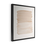 Warm Beige Abstract Minimalism #1 #minimal #ink #decor #art #society6 Framed Canvas Print Gallery Image 2