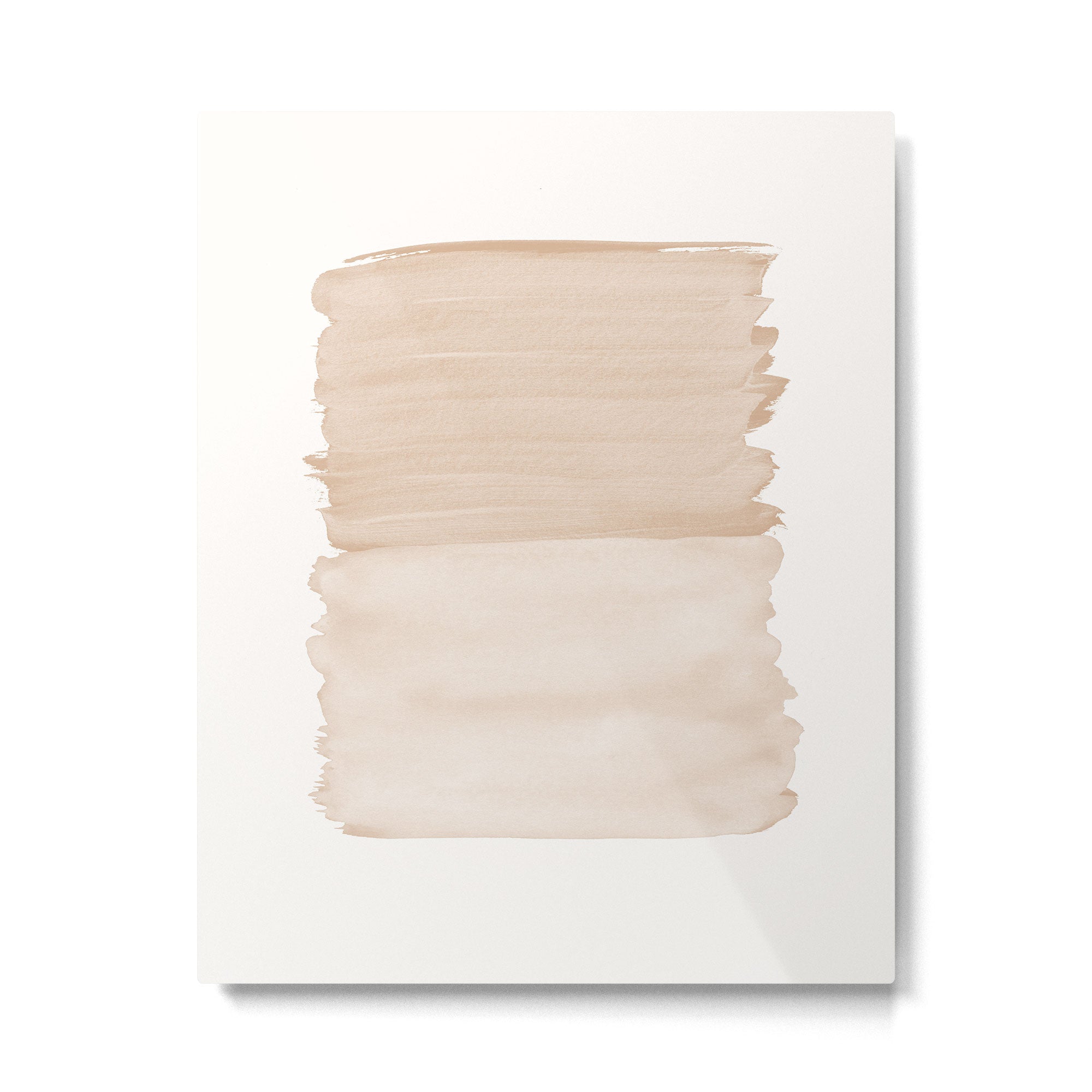 Warm Beige Abstract Minimalism #1 #minimal #ink #decor #art #society6 Metal Print Gallery Image 4