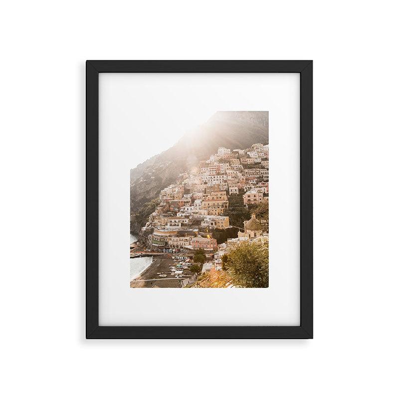 Bella Positano #9 #travel #wall #art #society6 Framed Art Print Gallery Image 5