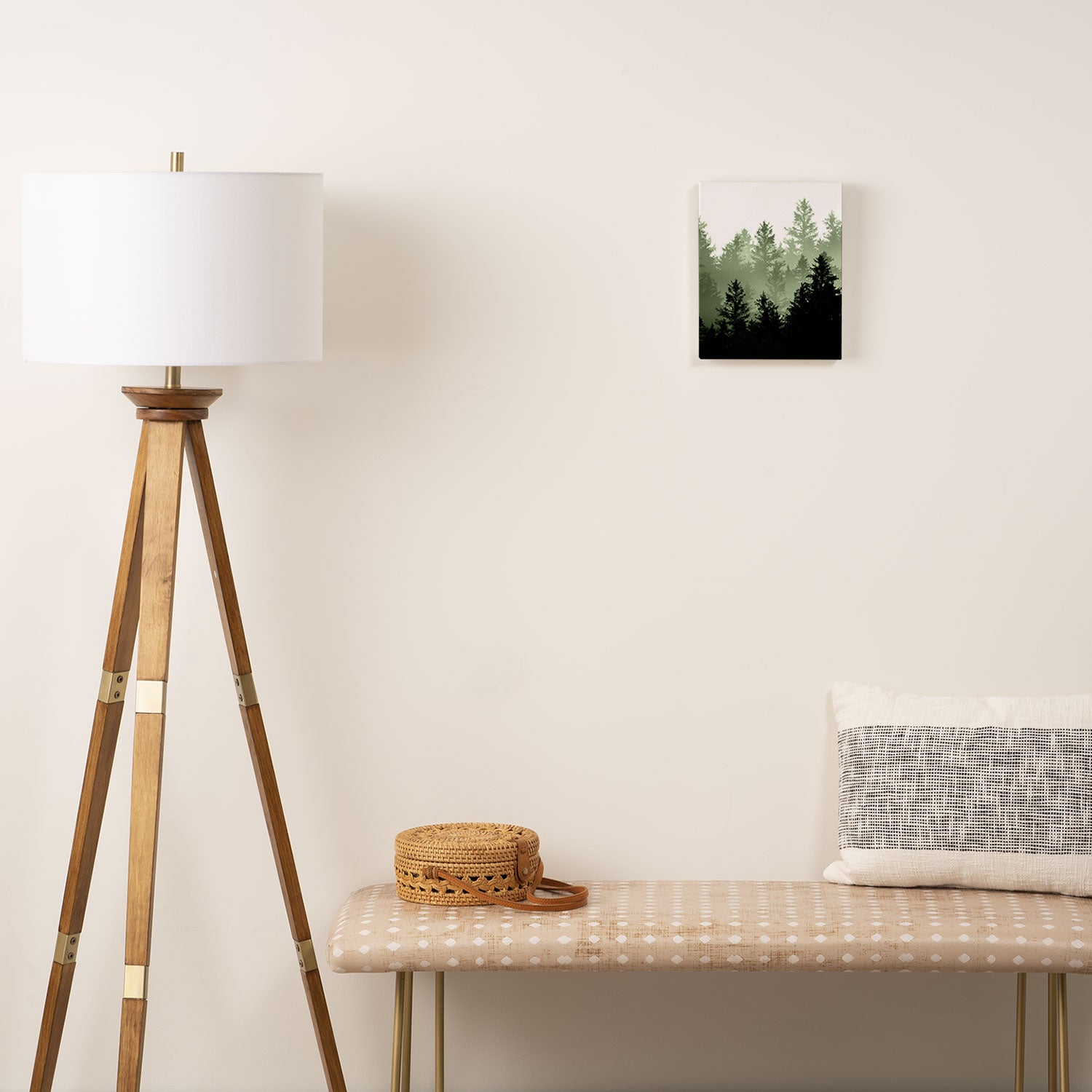 Green Forest Dream #1 #decor #art #society6 Canvas Print Gallery Image 2