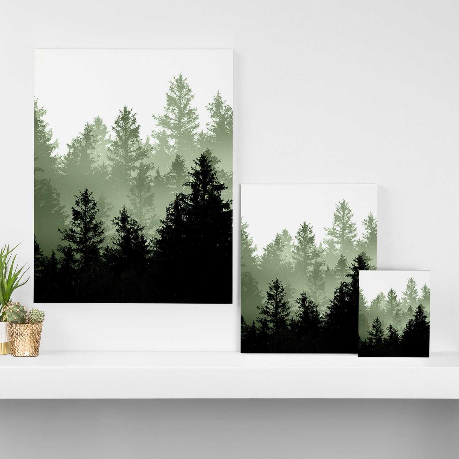 Green Forest Dream #1 #decor #art #society6 Canvas Print Gallery Image 3