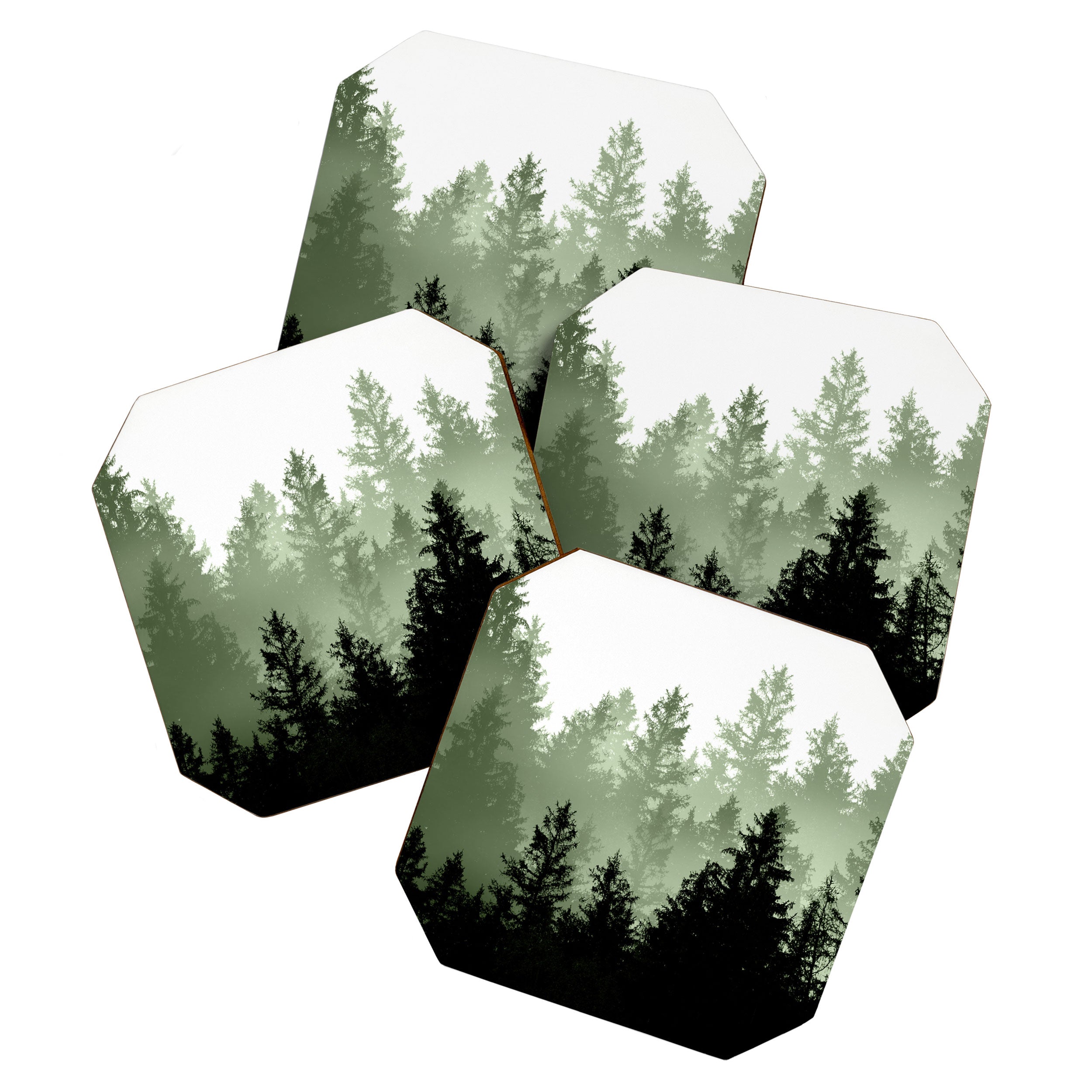 Green Forest Dream #1 #decor #art #society6 Coaster Gallery Image 1