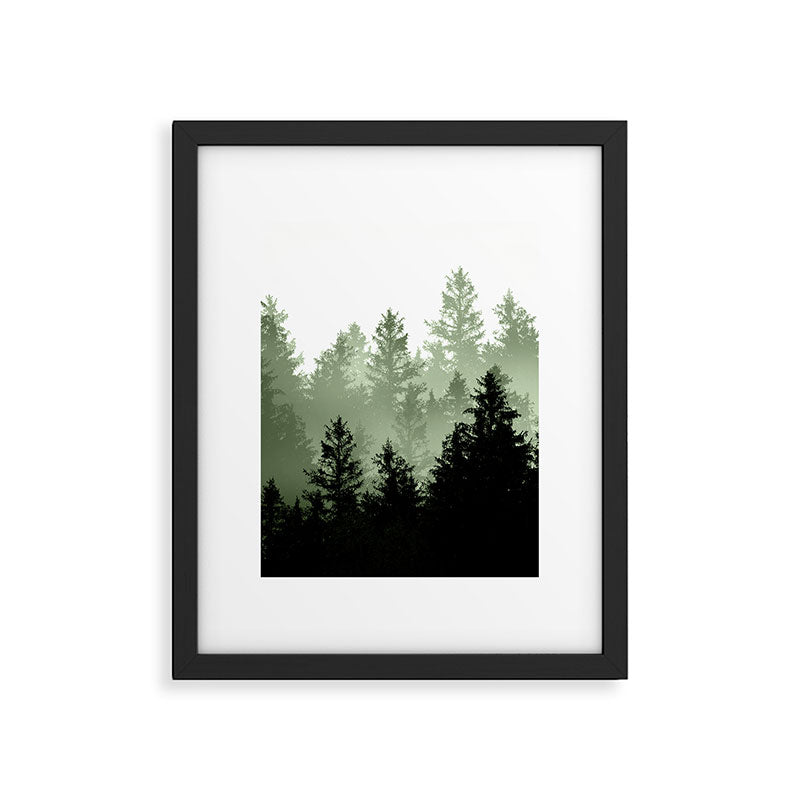 Green Forest Dream #1 #decor #art #society6 Framed Art Print Gallery Image 4
