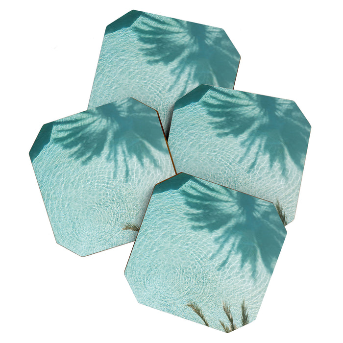 Palm Tree Pool Dream #2 #wall #art #society6 Coaster Gallery Image 1