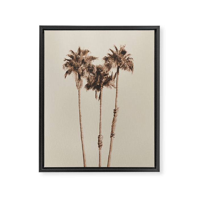 Palm Trees Earthy Vibes #1 #wall #decor #art #society6 Framed Canvas Print Gallery Image 1