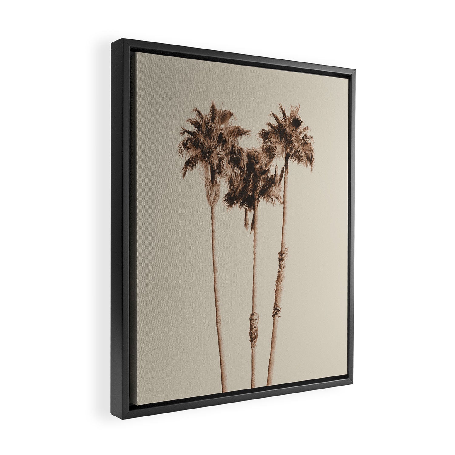 Palm Trees Earthy Vibes #1 #wall #decor #art #society6 Framed Canvas Print Gallery Image 2