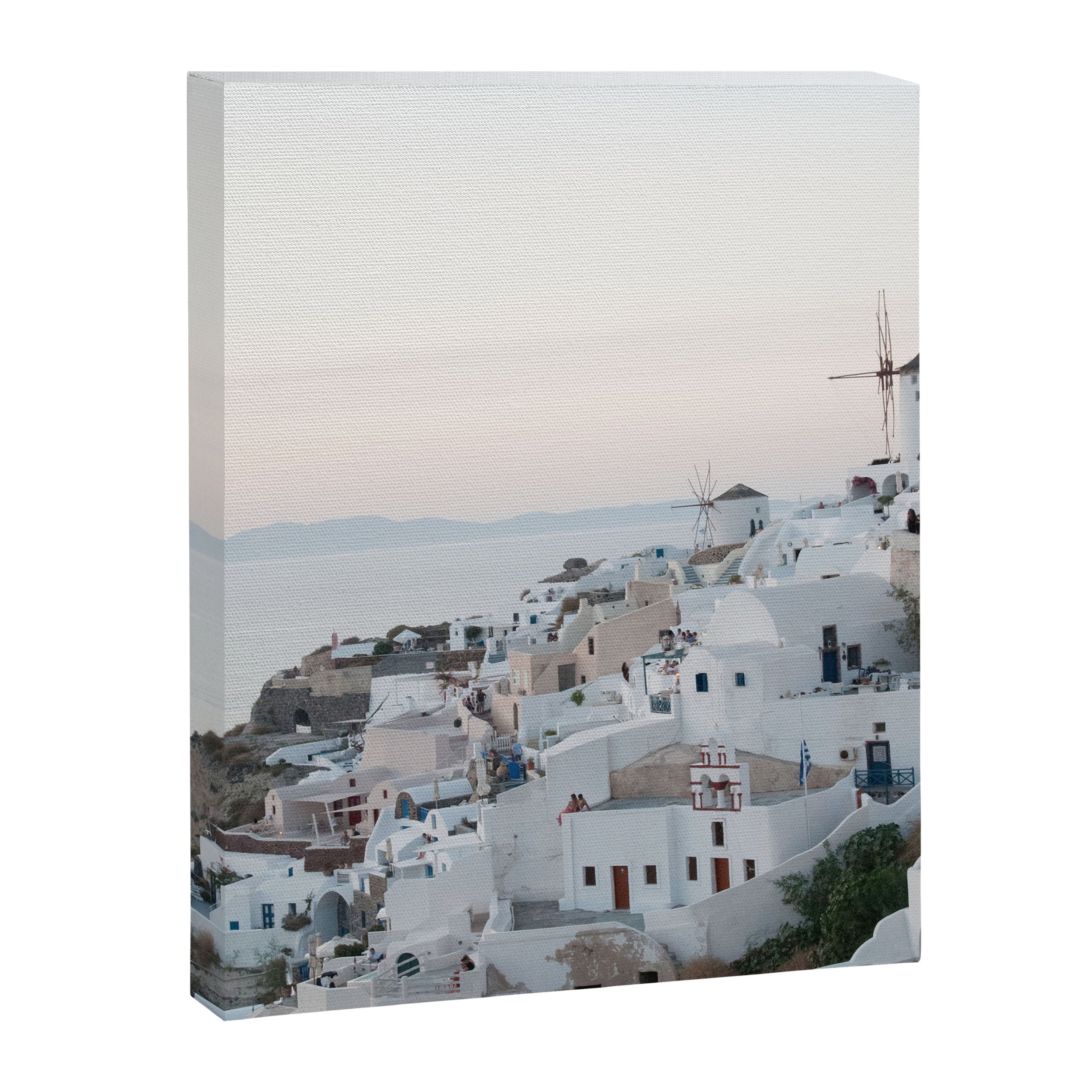 Santorini Sunset Bliss #1 #wall #art #society6 Canvas Print Gallery Image 6