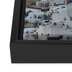 Santorini Sunset Bliss #1 #wall #art #society6 Framed Canvas Print Gallery Image 3